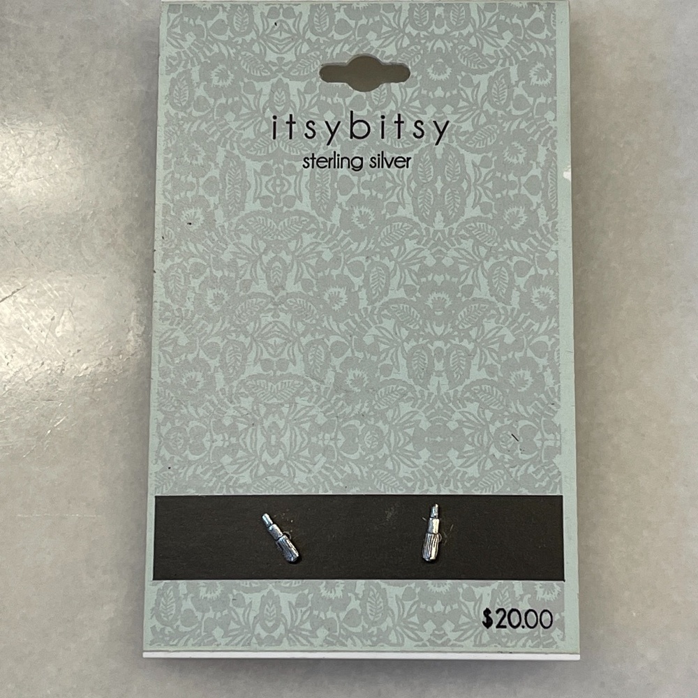Itsy bitsy lipstick earrings